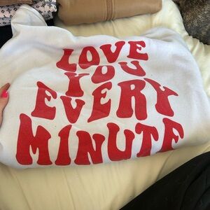 SHEIN White Cozy Fleece-Lined Hoodie